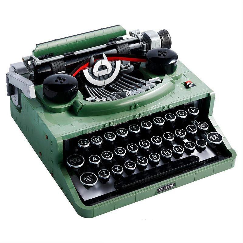 Typewriter Old-fashioned typewriter Minifigures Typewriter 2021