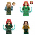 4pcs Xebel Mera Minifigures Lego Compatible Aquaman Set