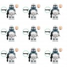 9pcs Wolfpack Clone Trooper Comet Minifigures Lego Compatible Clone Ar
