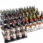52pcs Black Falcon Knights Blue Lion Knights Minifigures Lego Compatib