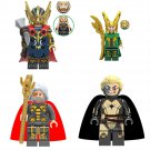 Thor Odin Malekith Loki Minifigures Lego Compatible New Thor Sets