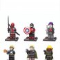 Captain Britain Fluoroscopy eye Deadpool Captain America Minifigures L