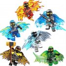 Wings Ninjago Kai Jay Cole Zane Minifigures Lego Compatible Ninjago Se