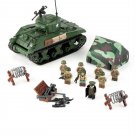American troops M4 Medium Tank base Minifigures Lego Compatible WW2 Am