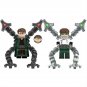 Black and White Doctor Octopus Minifigures Lego Compatible Super Heroe