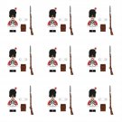 9pcs Swiss Grenadier Minifigures Lego Compatible European Seven Years