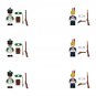 Italian Iight Infantry VS Dutch Dragoon Minifigures Lego Compatible Eu