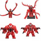 4pcs Big small Carnage Minifigures Lego Compatible Super Heroes Sets