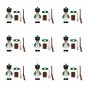 9pcs Italian Iight Infantry Minifigures Lego Compatible European Seven