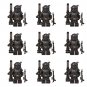 9pcs Black Heavy Infantry Mandalorian Minifigures Lego Compatible The