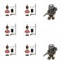 British Fusilier VS Predator Minifigures Lego Compatible Movie Sets
