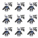 9pcs Kix Clone Trooper Minifigures Lego Compatible Clone Trooper Sets