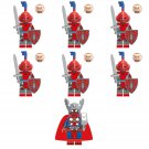 Knight Spider-Man Thor Spider-Man Minifigures Lego Compatible Super He
