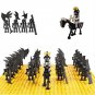 21pcs Caciqu Skeleton Knight Minifigures Lego Compatible Medieval Knig