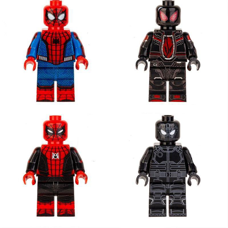 Miles Morales Spider-Man Stealth Suit Minifigures Lego Compatible Spid