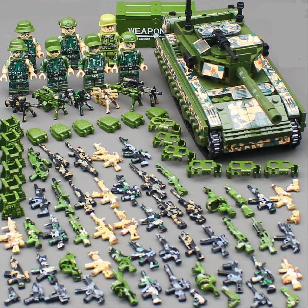 Camouflage Tank Commando Shock Troops Minifigures Lego Compatible Mili
