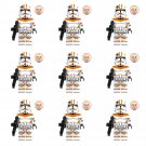 9pcs Clone Trooper Waxer Minifigures Lego Compatible Star Wars The Clo
