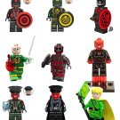 9pcs Red Skull Steve Rogers Minifigures Lego Compatible Super Heroes S