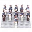 11pcs Qing Dynasty Eight flag cavalry Minifigures Lego Compatible Mili