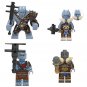 4pcs Big small Korg Minifigures Lego Compatible Thor Love and Thunder