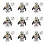 9pcs Gregor Minifigures Lego Compatible Star Wars The Clone Wars Set
