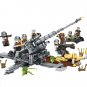 German Army Tank Antiaircraft Gun Minifigures Lego Compatible WW2 Tank