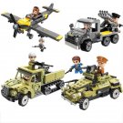 Military Mechanized Troop Fighter Plane Truck Minifigures Lego Compati