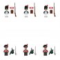 French Grenadier The Gods VS UK Bagpiper soldier Minifigures Lego Comp