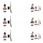 French Nepoleon Cuirassier VS UK Line Infantry Minifigures Lego Compat