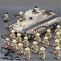 British Assault soldier Churchill Tank Minifigures Lego Compatible WW2