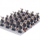 24pcs German army Field Cap Minifigures Lego Compatible WW2 Sets