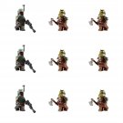 Jango Fett VS Gamorrean Minifigures Lego Compatible Boba Fett's T