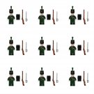9pcs 95th Rifles Soldiers Minifigures Lego Compatible British Army Set