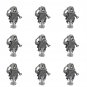 9pcs Ghost Minifigures Lego Compatible Hallowmas 2022