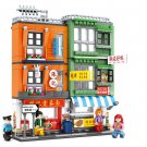 Hong Kong Kowloon streetscape Minifigures Lego Compatible City Set