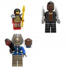 3pcs Erik Killmonger Minifigures Lego Compatible Super Heroes Sets