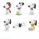 6pcs Dog Beagle Big Minifigures Lego Compatible Dog Set