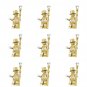 9pcs Mr Gold Minifigures Lego Compatible Minifigure Set