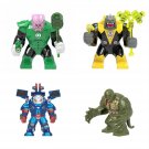 Green Lantern Kilowog Sinestro Lizard Iron Patriot Minifigures Lego Co