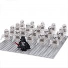 21pcs Transparent Imperial Stormtrooper Darth Vader Minifigures Lego C