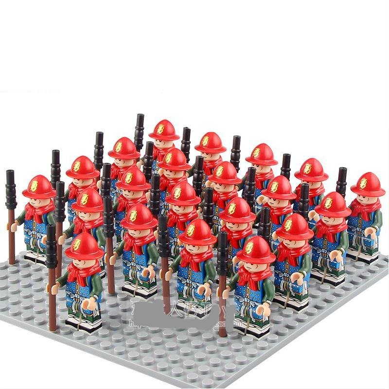 21pcs The ming dynasty Three eye Blunderbuss Soldier Minifigures Lego