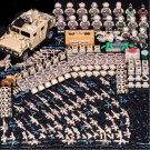 Desert S.W.A.T  Military Hummer soldier Minifigures Lego Compatible Mi