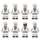 WW2 America Navy Khaki jacket Soldier Minifigures Lego Compatible Toy