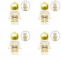 4pcs Alien Astronaut Minifigures Lego Compatible Alien Sets