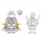 2pcs White Moon Knight Minifigures Lego Compatible Moon Knight Set