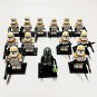 13pcs Yellow Utapau Clone Trooper Commander Gree Minifigures Lego Comp