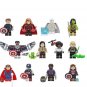 Captain Britain Sylvie Loki white Vision Minifigures Lego Compatible N