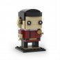 James Tiberius Kirk Big head Minifigures Lego Compatible Toy