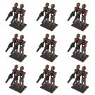 18pcs Chocolate Battle Droid Minifigures Lego Compatible Star Wars Set