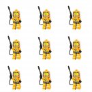 9pcs Chemical defence crops Minifigures Lego Compatible Military Set
